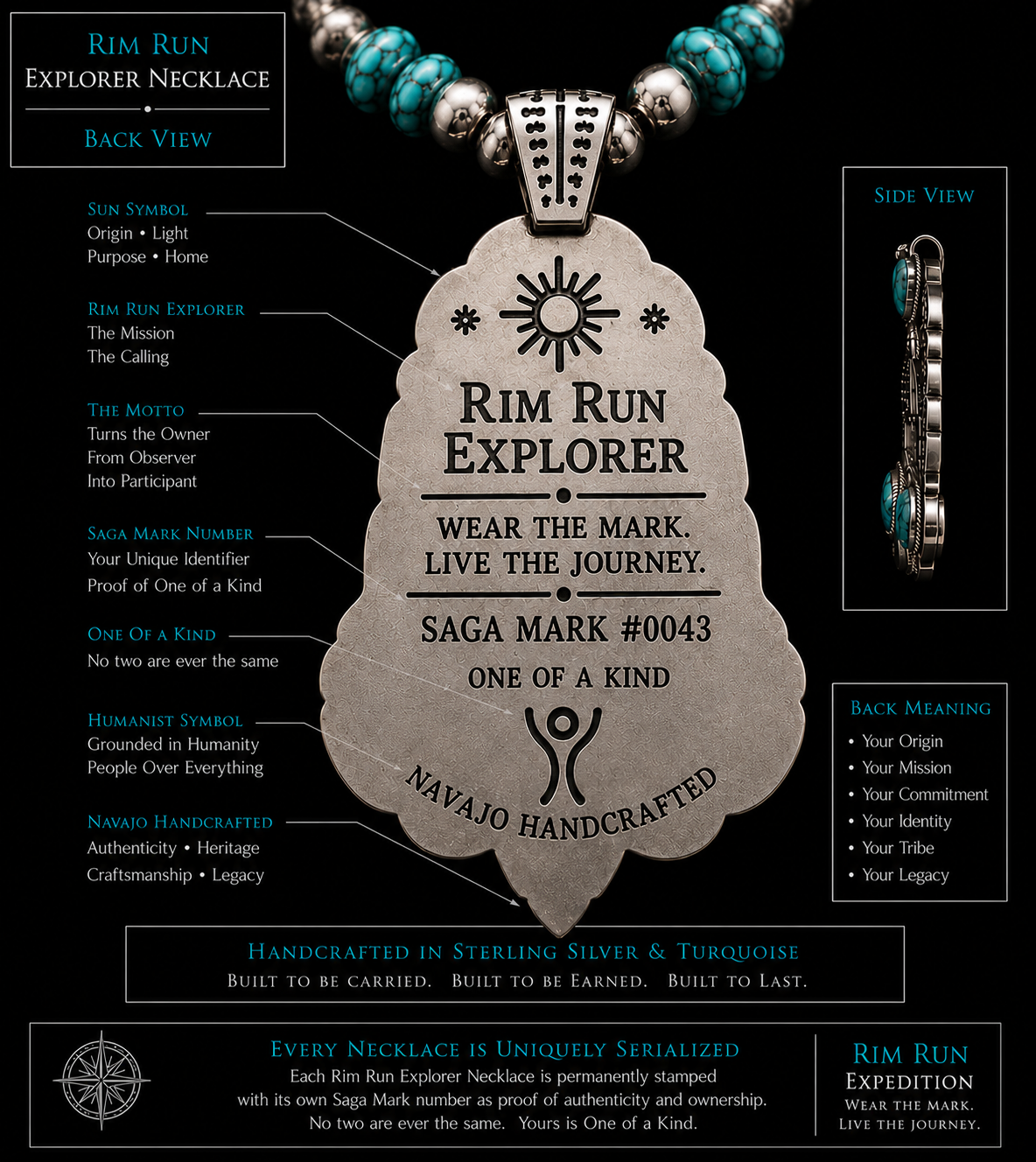 Rim Run Expedition Medallion — Back