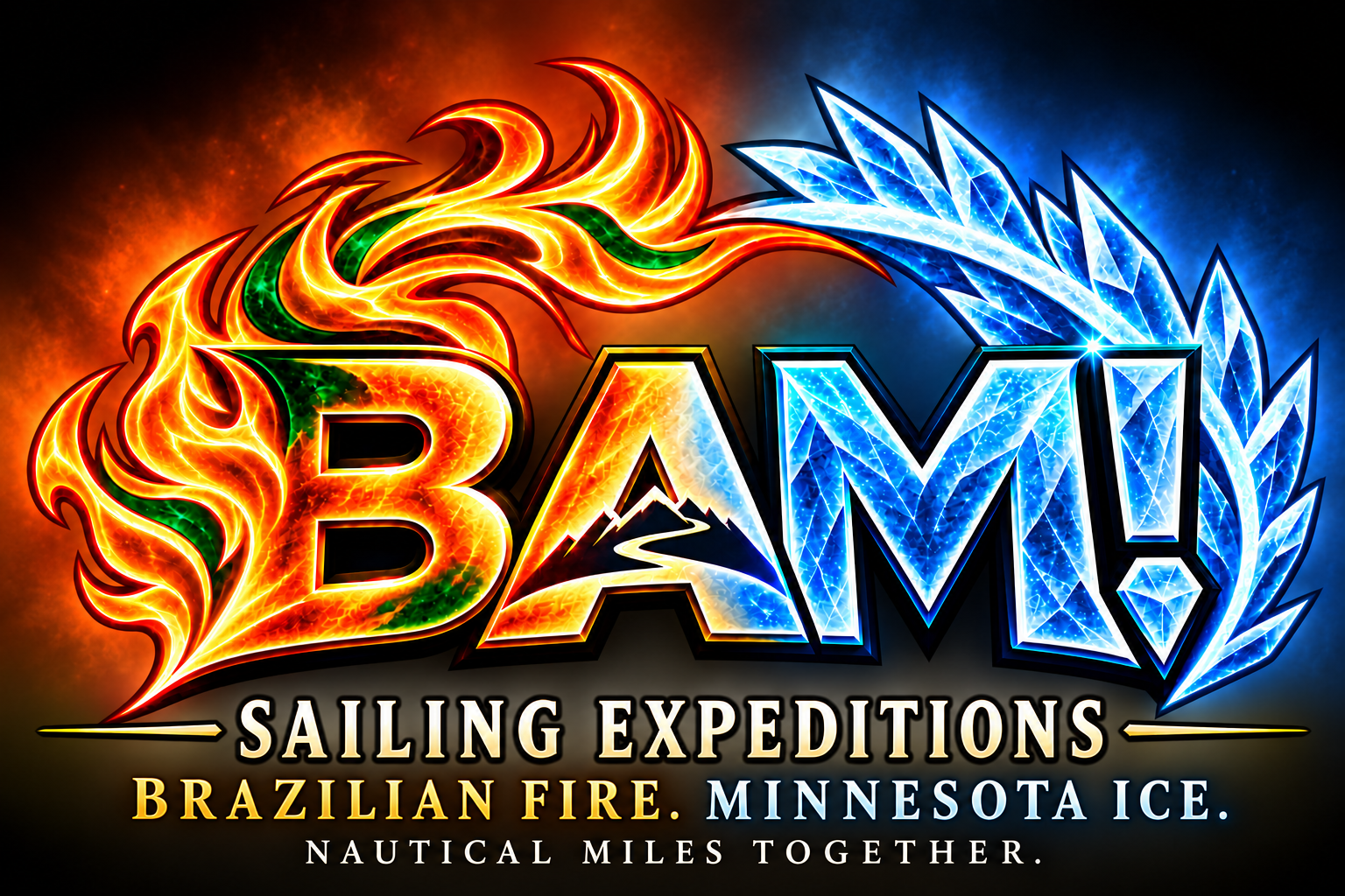 BAM! Sailing Expeditions — Brazilian Fire. Minnesota Ice. Nautical Miles Together.