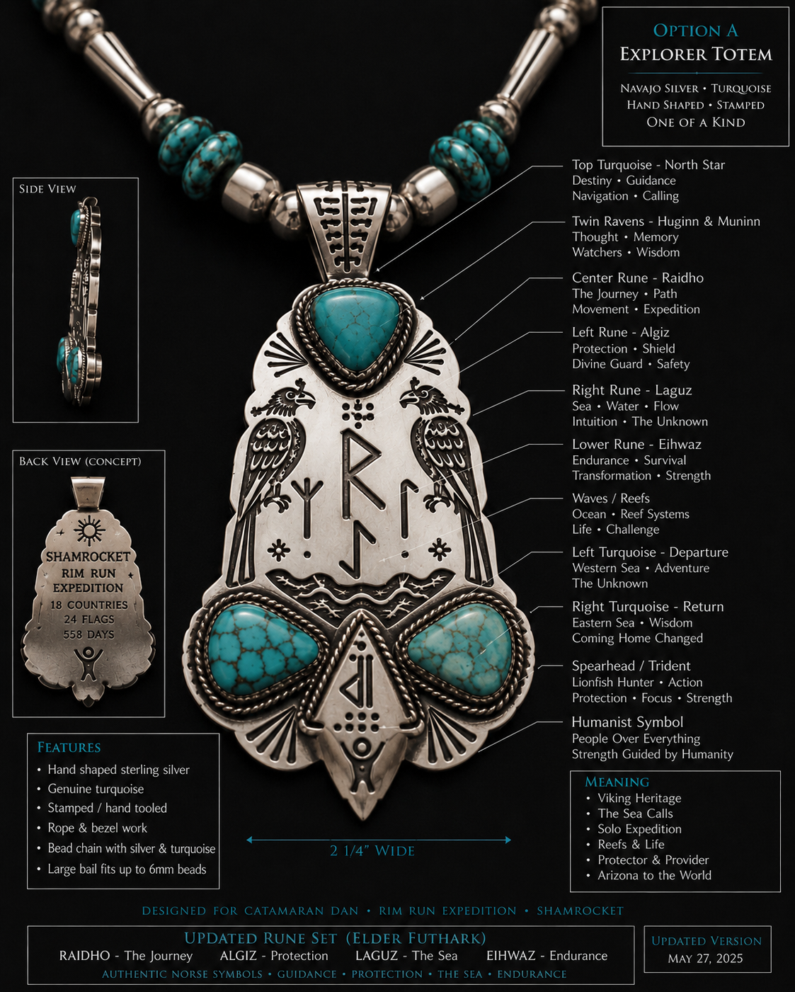 Rim Run Expedition Medallion — Front