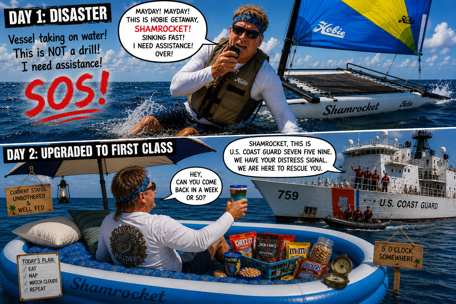 Day 1: Disaster — Day 2: Upgraded to First Class