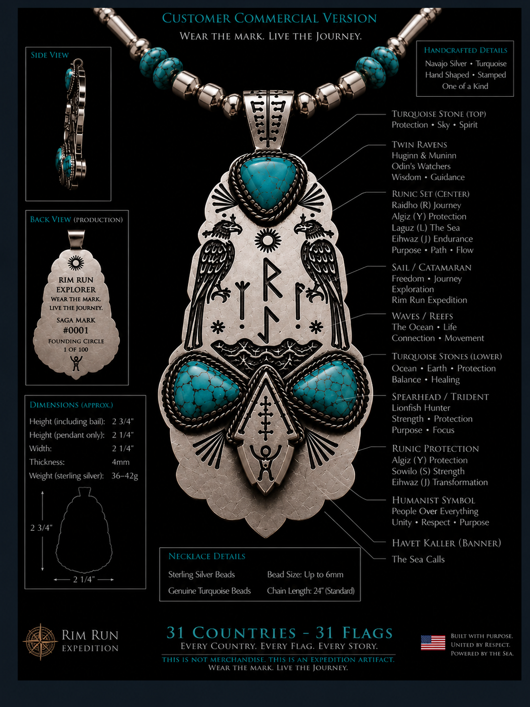 Rim Run Expedition Medallion — Front
