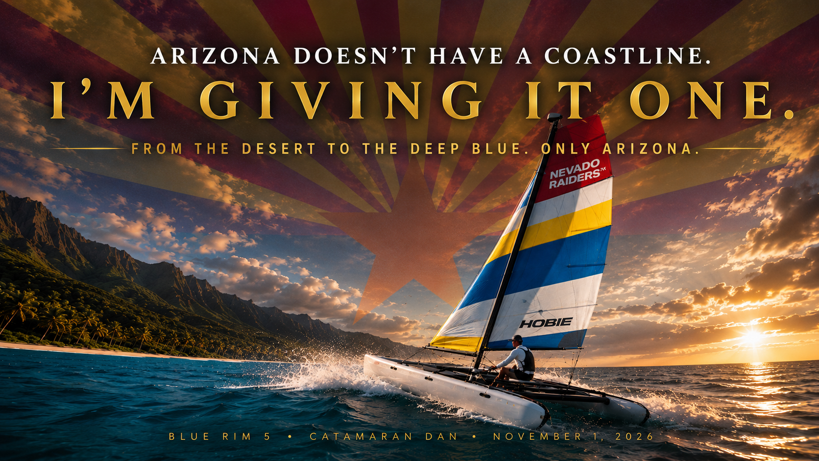 Only Arizona — Arizona doesn't have a coastline. I'm giving it one.